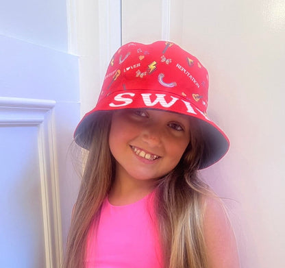 T.Swift Red Bucket Hat