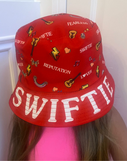 T.Swift Red Bucket Hat