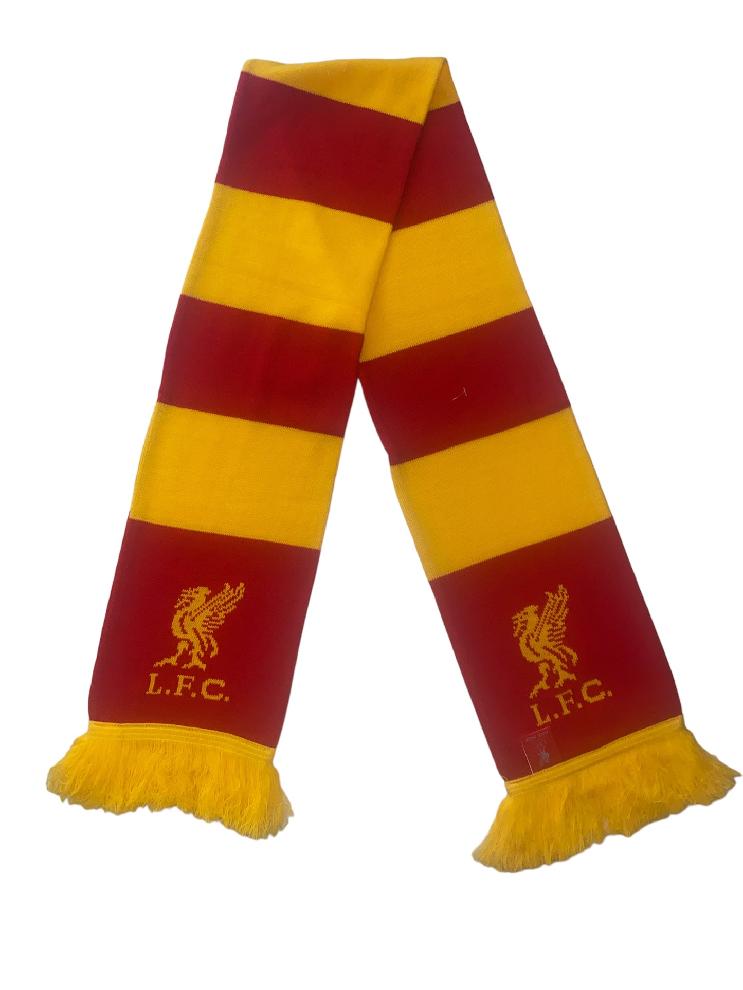 LFC YELLOW & RED STRIPE BIRD SCARF