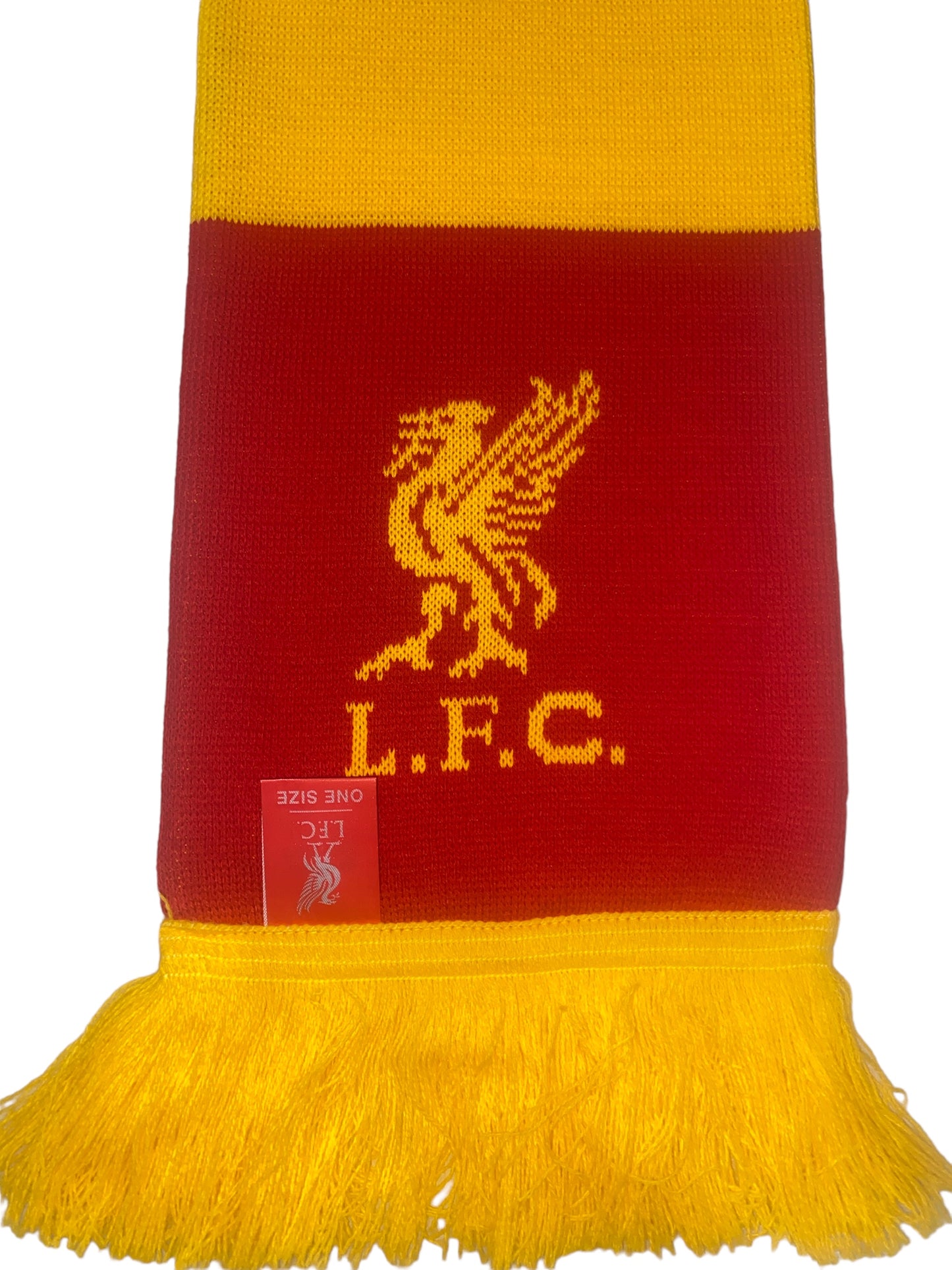 LFC YELLOW & RED STRIPE BIRD SCARF