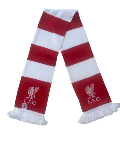 LFC RED & WHITE STRIPE BIRD SCARF