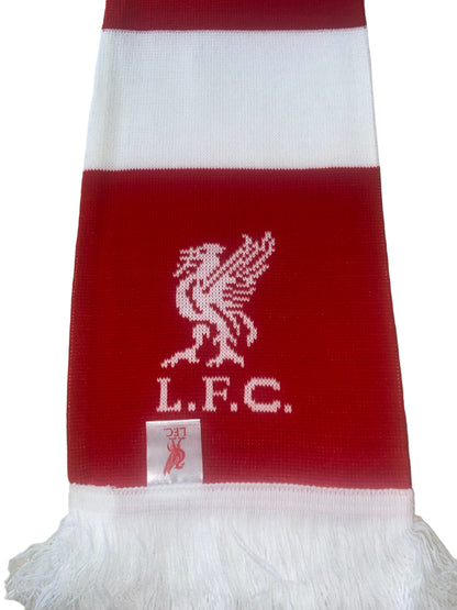 LFC RED & WHITE STRIPE BIRD SCARF