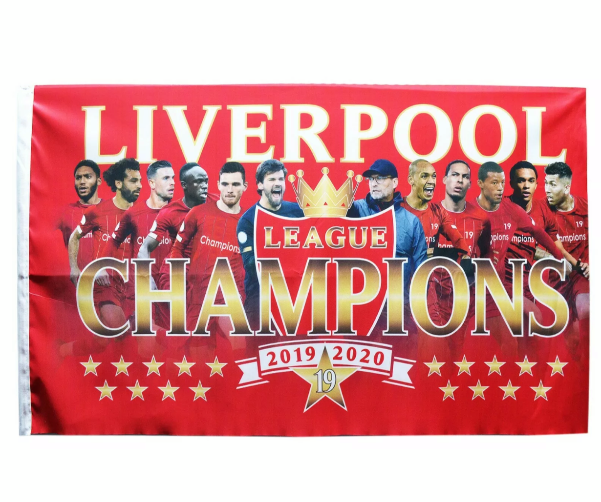 REDUCED PRICE 2019/20 LIVERPOOL FC Champions Flags